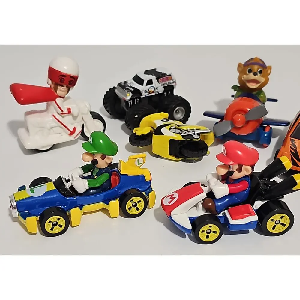 Mixed Toy Cars Hot Wheels Mario Kart Luigi Match 8 Super Mario Standard Kart